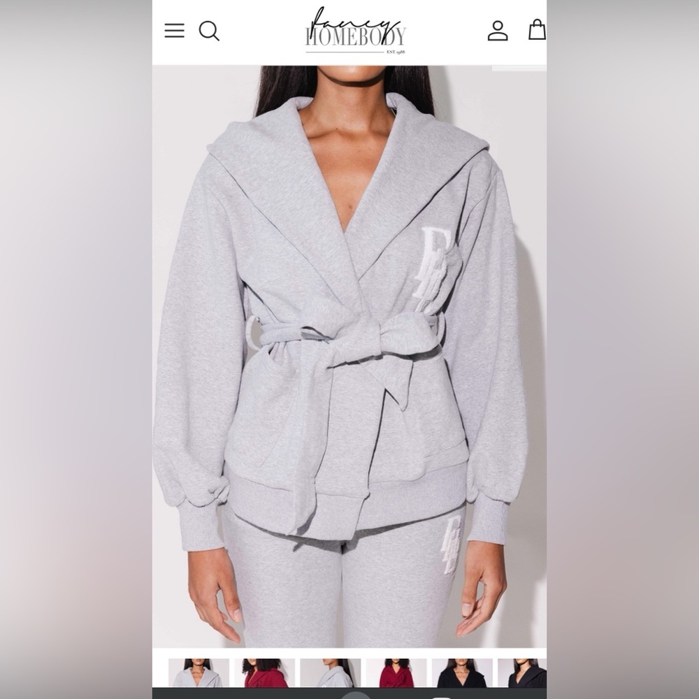 Fancy Homebody Cozy Flight Wrap Jacket Olive NWT Size Medium